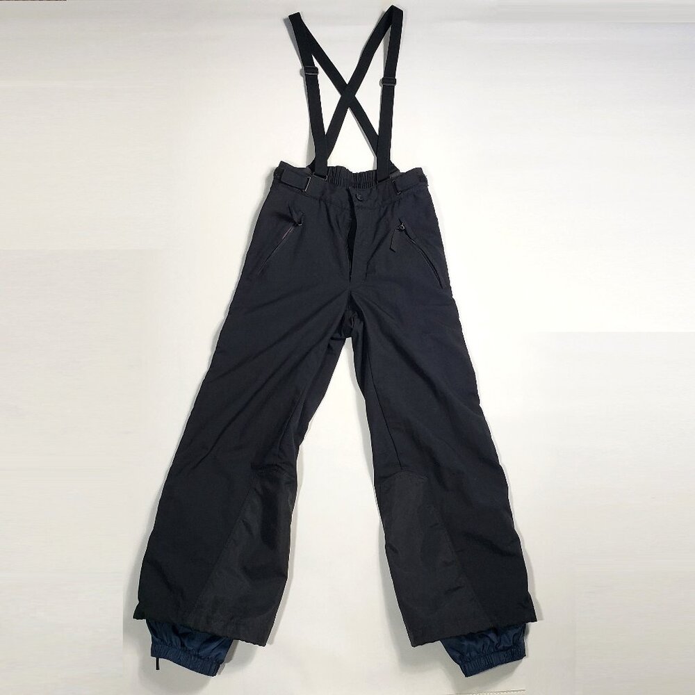 Vintage Patagonia Snow Pants Suspenders Mens Size 28 Black 2004 Ski Snowboard